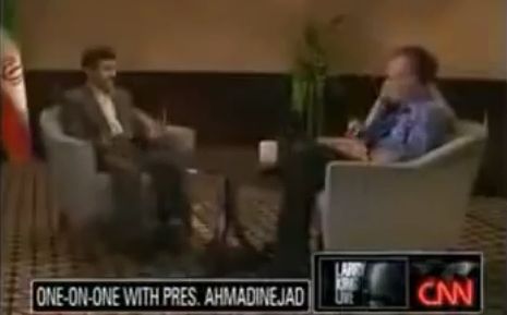 Mahmoud Ahmadinejad and Larry King