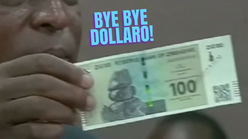 Lo Zimbabwe molla il dollaro