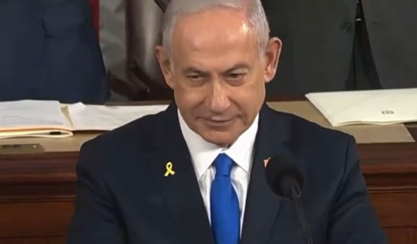 Il Congresso USA applaude il Macellaio di Gaza
