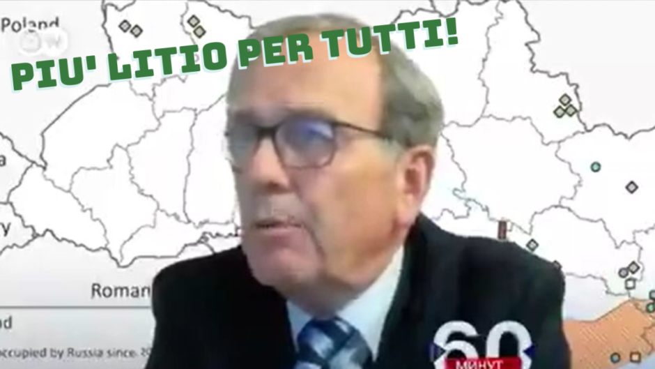 Il litio e la pace che non s'ha da fare