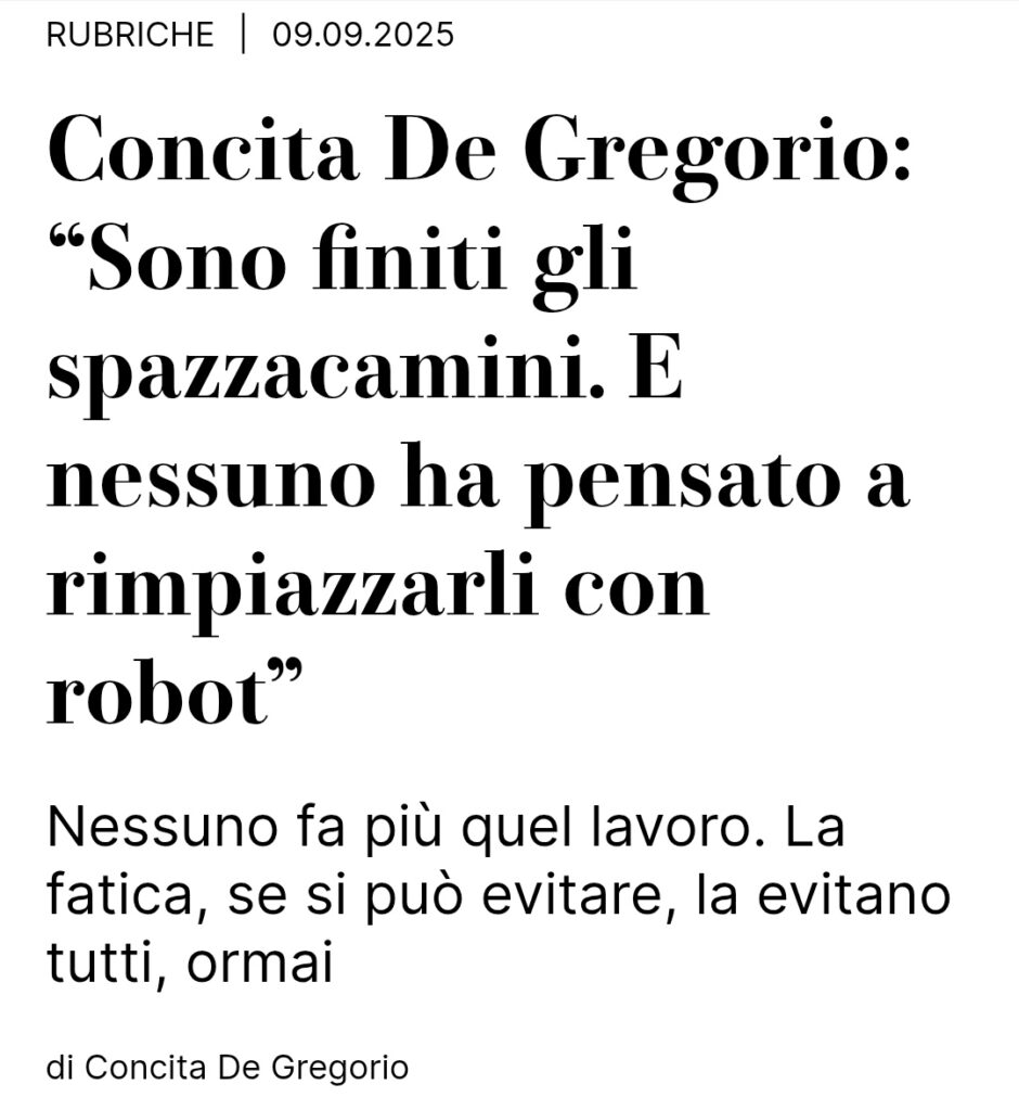 I problemi esistenziali di Concita De Gregorio