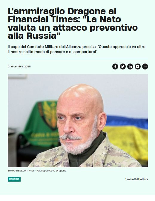 L'ammiraglio Dragone c'è!
