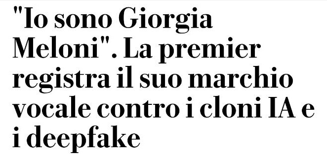 Le voci di Giorgina e Matteuccio